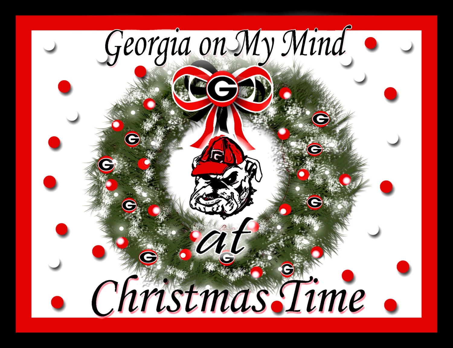 georgia bulldog christmas shirt