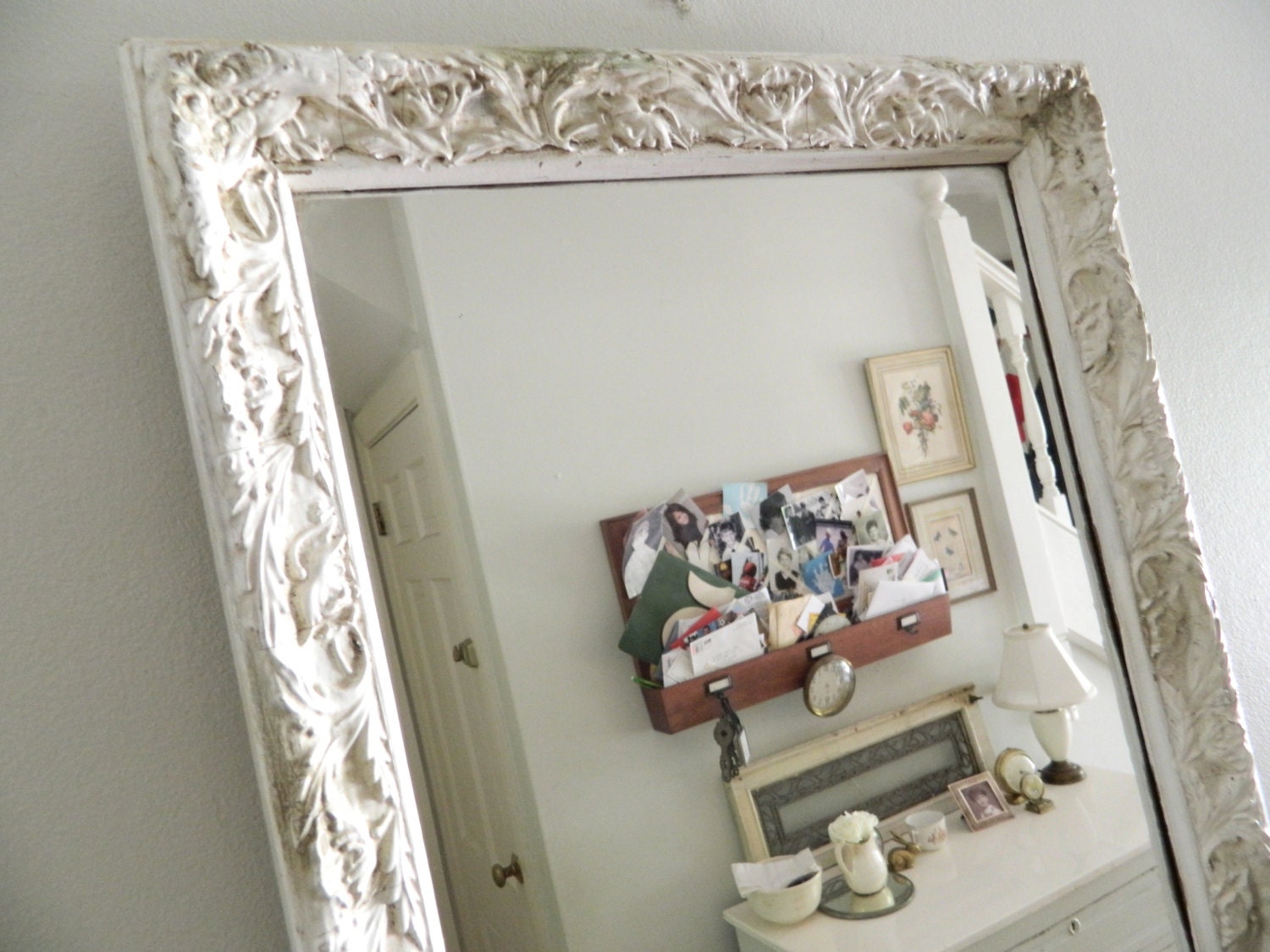 vintage white mirror shabby chic ornate by alwaysmaybevintage vintage white mirror shabby chic ornate by alwaysmaybevintage