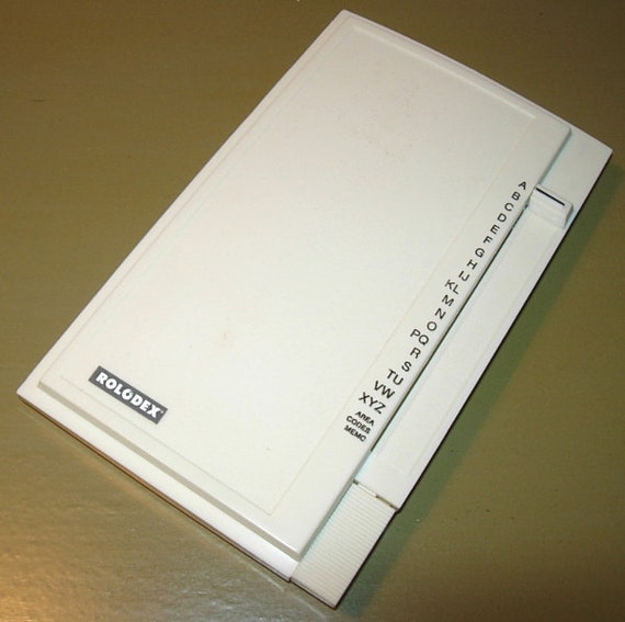 Vintage Rolodex Eldorado Desktop AddressPhone Number List
