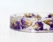 Forget-me-not bracelet - Epoxy resin bracelet - Real flower Bracelet - Free Shipping