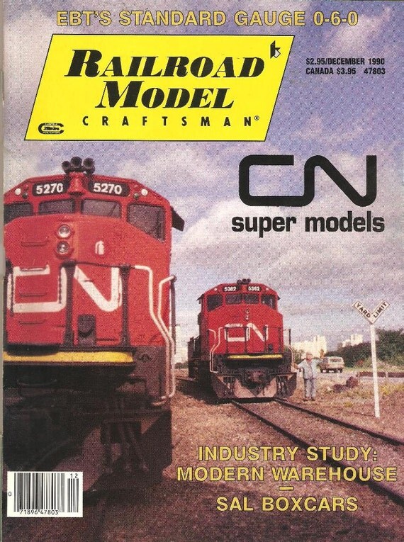 Railroad Model Craftsman Magazine December 1990