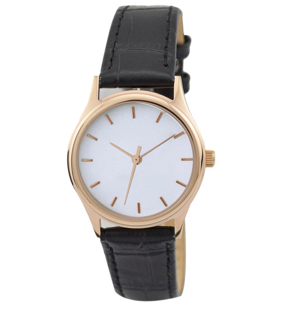 Ladies Rose Gold Watch White