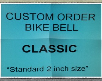 custom bicycle bell original unique personalized name initial themed bike art bike bell bicycle accessories hand painted