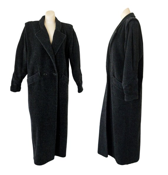 Plus Size Winter Coat XXL Coat XL Coat Gray by ShineBrightVintage