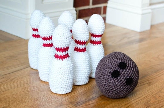 Crochet Pattern Kids Toy Bowling Set Immediate PDF