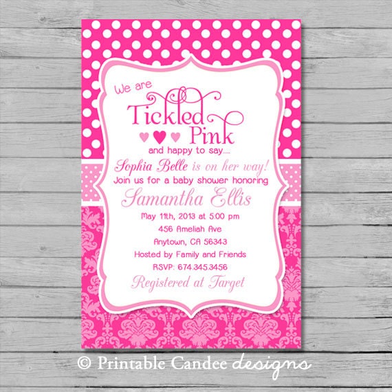Tickled Pink Invitations 3