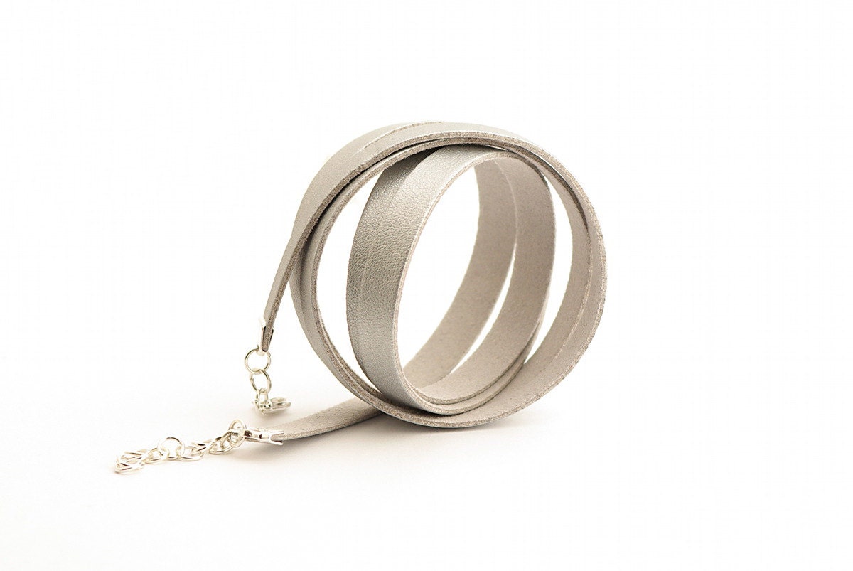 Silver Wrap Bracelet Wrap Around Bracelet by cardioceras on Etsy