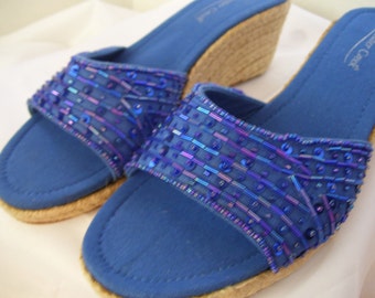 Blue Sandals: Sapphire Blue Sandals