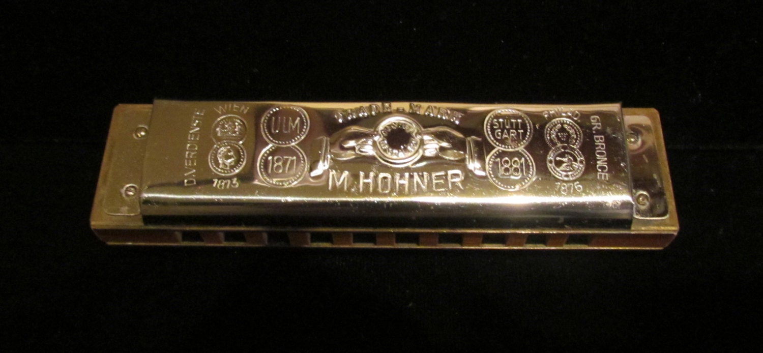Vintage M. Hohner Old Standby Harmonica No. 34 B