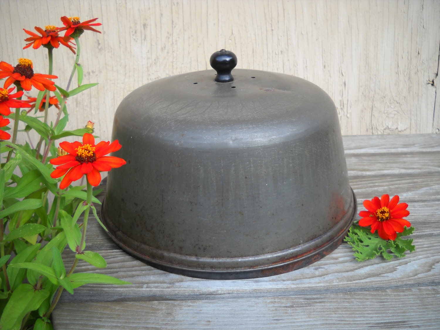 Rustic Stove Top Oven Energy Miser Bun Warmer Small Primitive