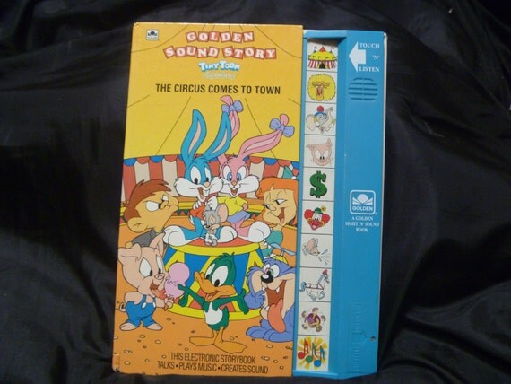 Items similar to Vintage 1991 Golden Sound Story Tiny Toon The Circus ...