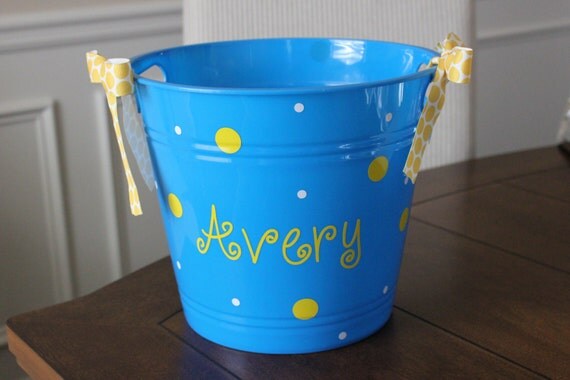 personalised toy bucket
