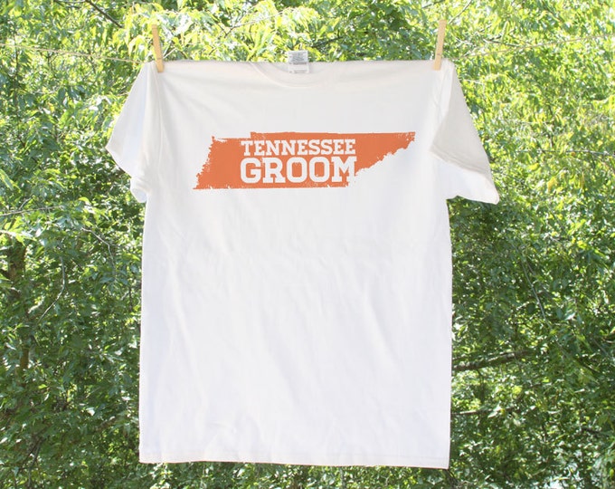 Tennessee Groom State Tee (can personalize with wedding colors) - GC