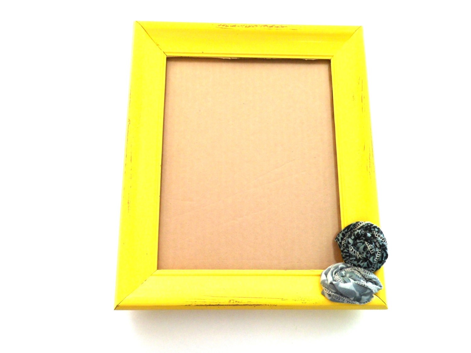 Yellow Picture Frame Bright Yellow Painted Frame with