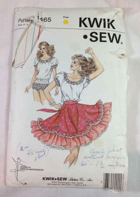 Square Dance Skirt Pattern 30