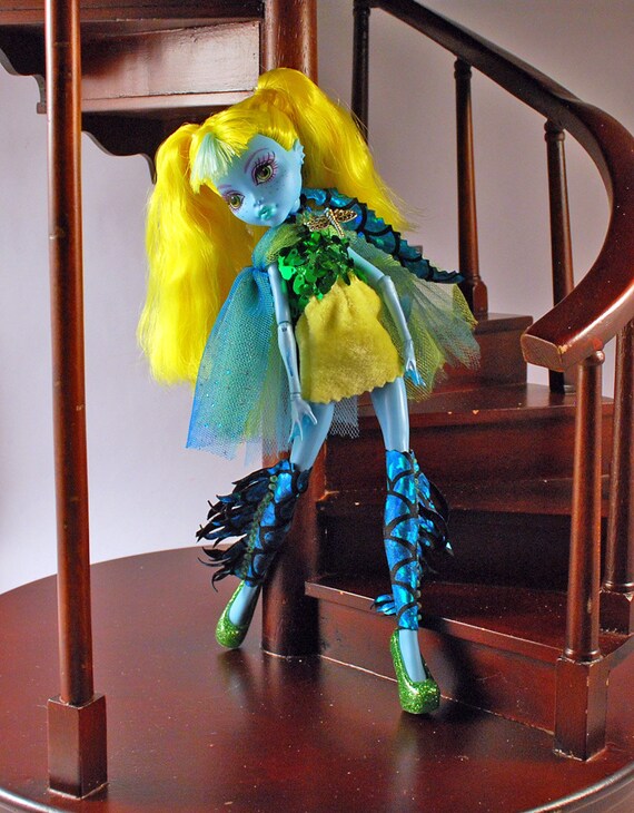 Monster High doll Dragon Fly inspired handmade colorful highly