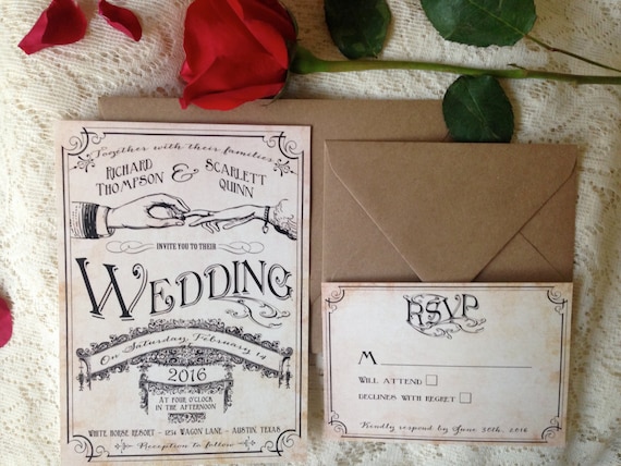 Unique Country Wedding Invitations 4