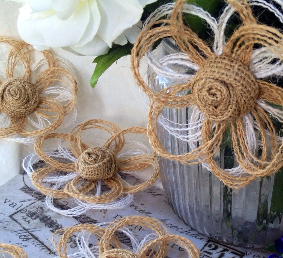 Natural Burlap Party Decorations Rustic Eco Barn