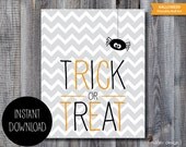 Halloween Wall Art Printable Digital Print Poster Fall Autumn Mantel Decor Instant Download Il_170x135