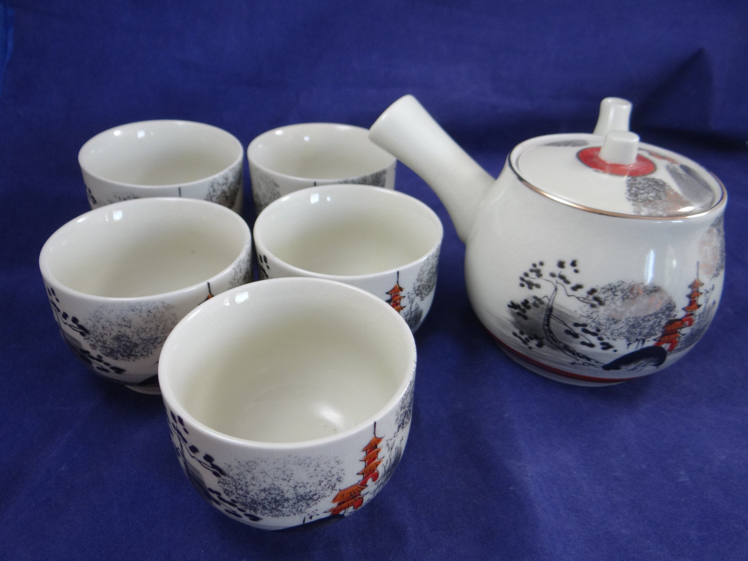 Vintage Korean Tea Set Lovely Asian Piece