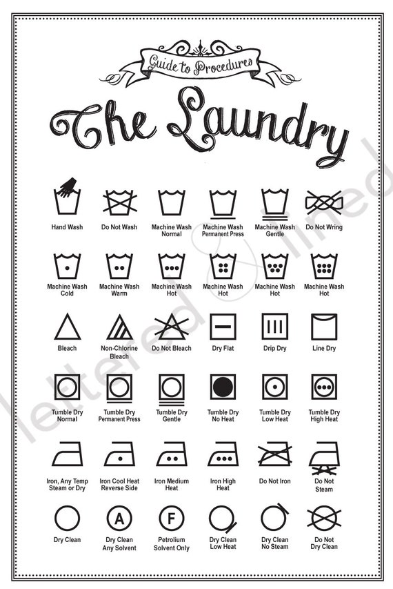 mean laundry signs
