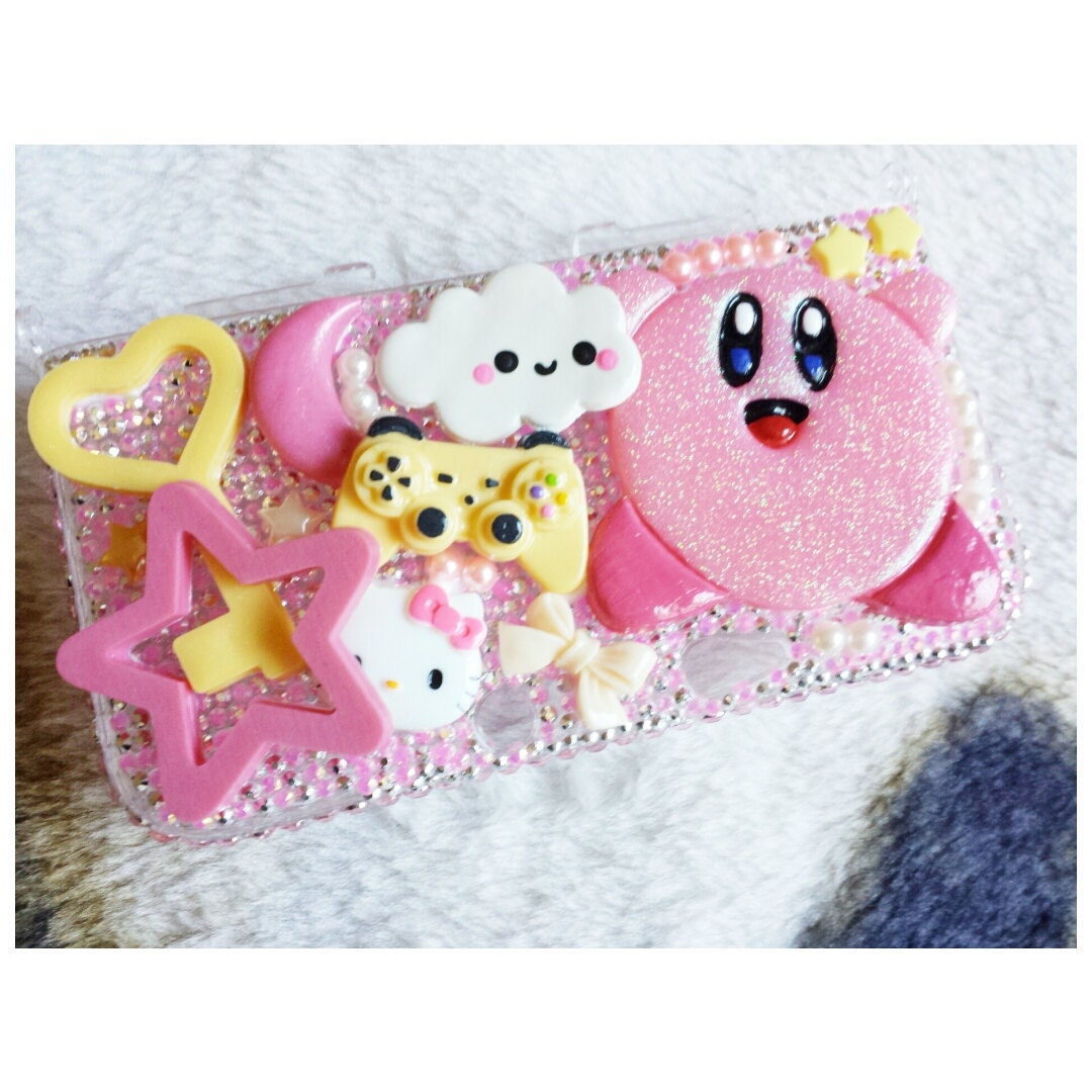 Kawaii Decoden Kirby Nintendo 3ds Xl Case 9259