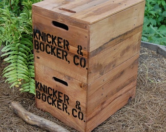 Wood File Cabinet/ File Crate/ Office Furniture/ Portable File Storage