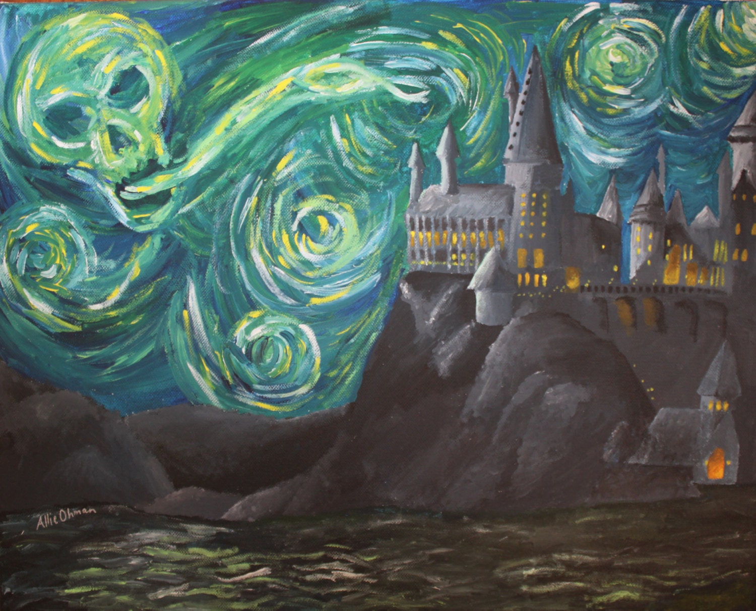 Harry Potter Van Gogh Starry Night