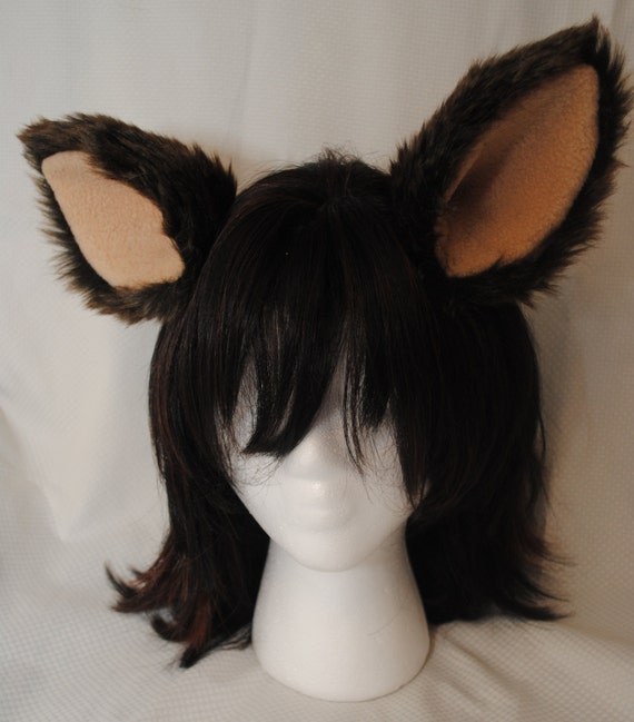 Brown Wolf Ears