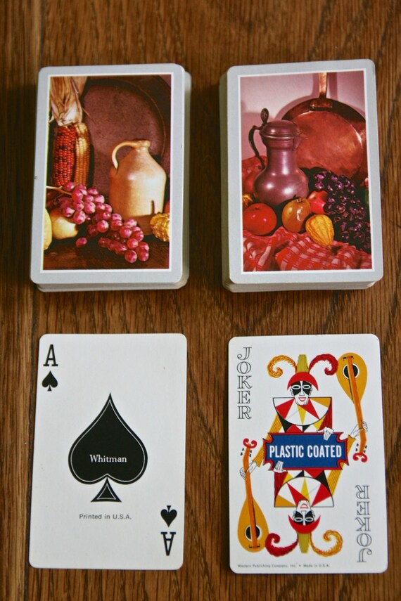 Vintage set of Madrid Hallmark bridge playing cards