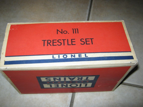 Vintage O scale 1970'S Lionel Train Trestle Set No. 111