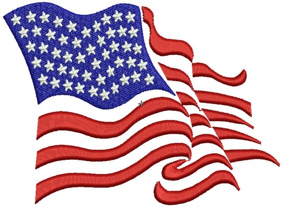 Usa flag design embroidery file for machines embroidery Usa flag design embroidery file for machines embroidery