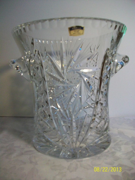 Crystal Champagne Ice Bucket or Wine Cooler Ice bucket Lead
