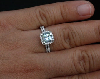 7mm band halo diamond wedding ring