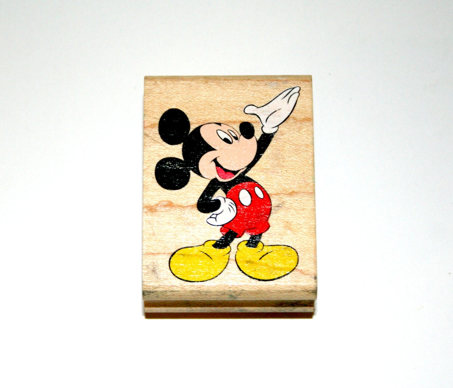 Mickey Mouse Stamp Disney Rubbery Stamp Hand Stamp Scrapbook