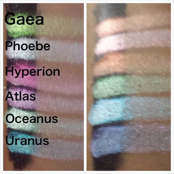 Color shift eyeshadow