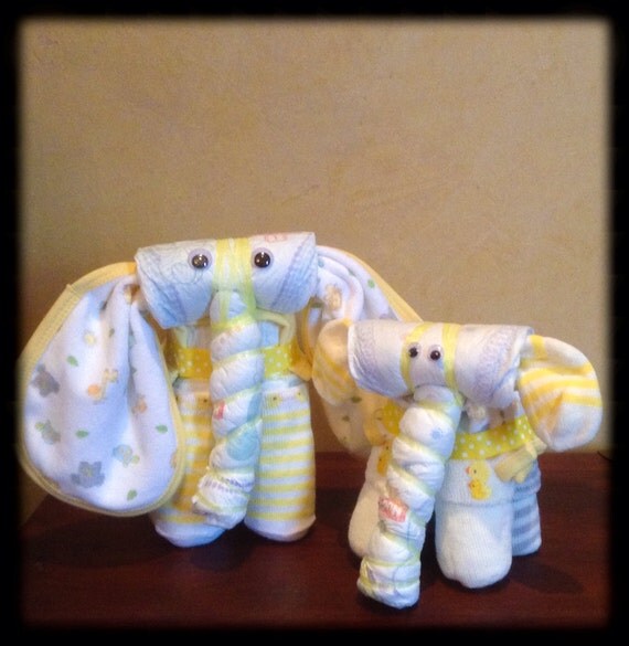 Diaper Elephants Elephant Diaper Cake elephant baby shower
