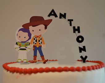 buzz and woody cake toppers