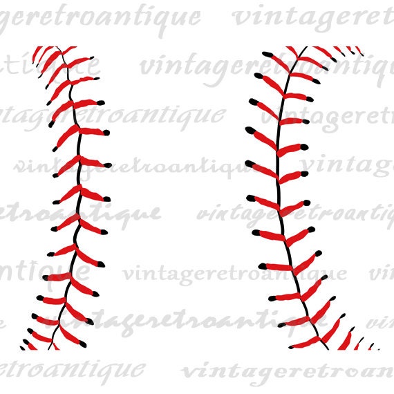 free baseball stitches clipart - photo #31