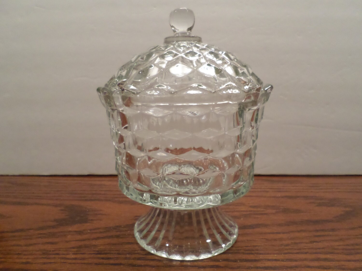 Fostoria American Compote with Lid