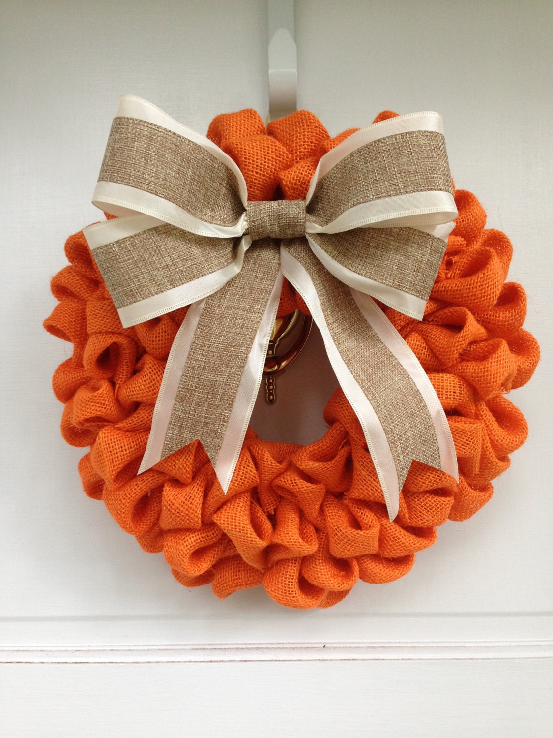 diy decorations bows orange burlap wreath with burlap bow by thecraftysugarsnip diy decorations bows orange burlap wreath with burlap bow by thecraftysugarsnip