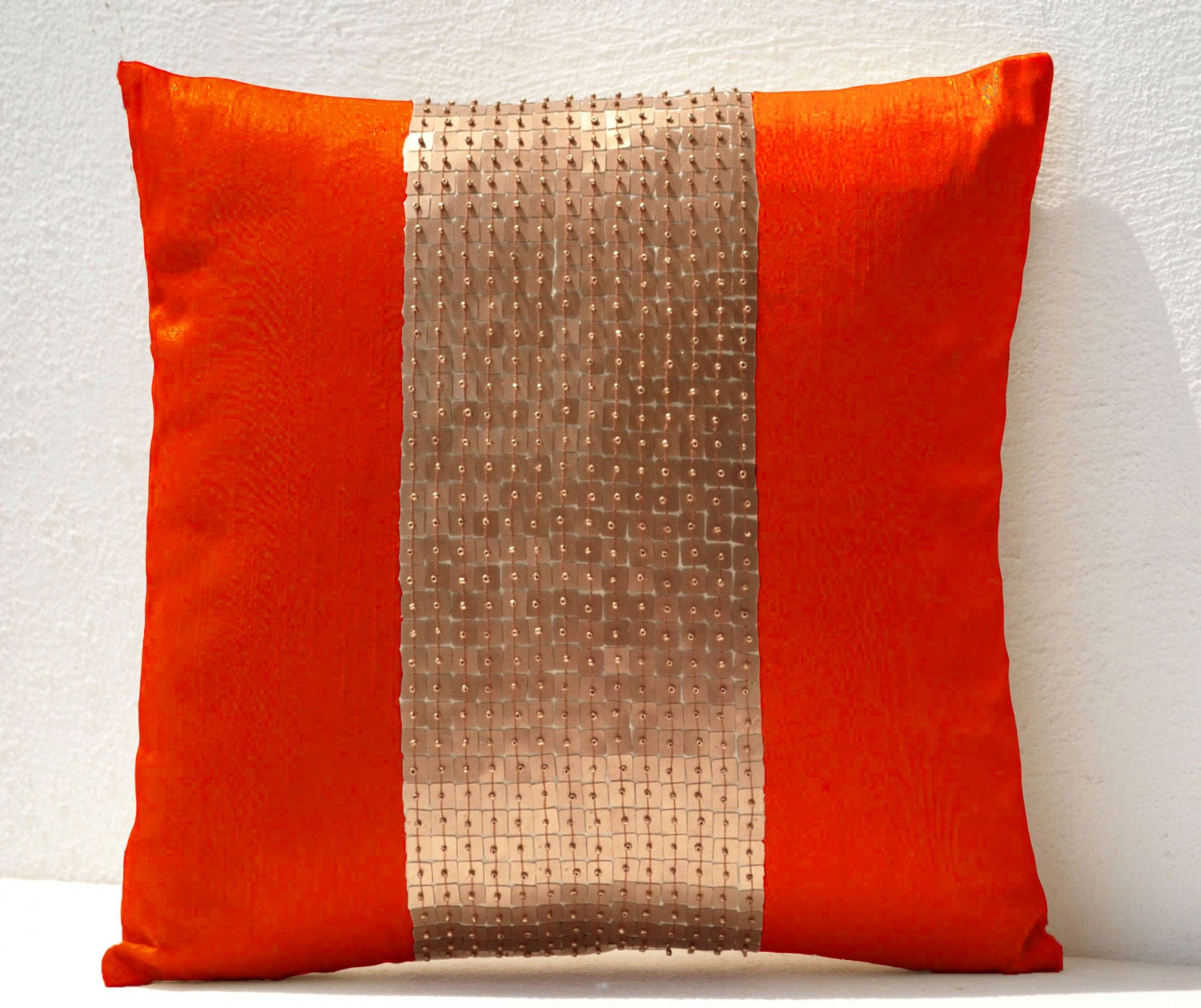 Decorative Throw Pillows Cover Orange Gold Pillow Color for The Most Stylish and Attractive decorative jeweled pillows for  House