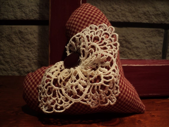 Small Valentine heart pillow