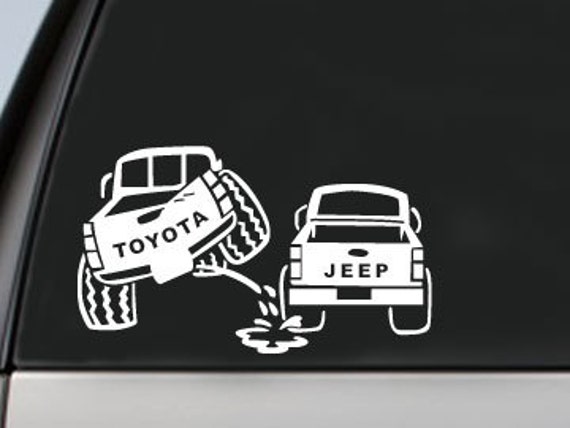Peeing ford decal #3