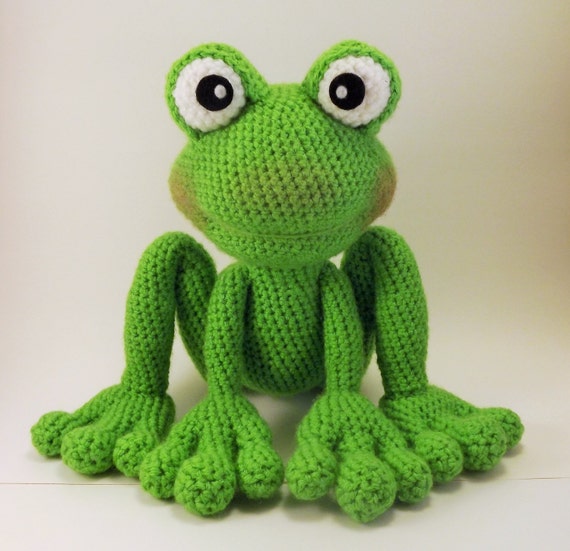 Froggy Amigurumi Pattern Frog Crochet Pattern PDF file only
