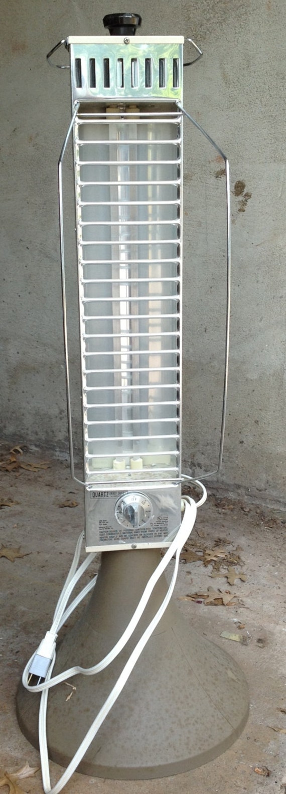 Vintage QUARTZ ELECTRIC HEATER Quartz by NanasClosetofThings
