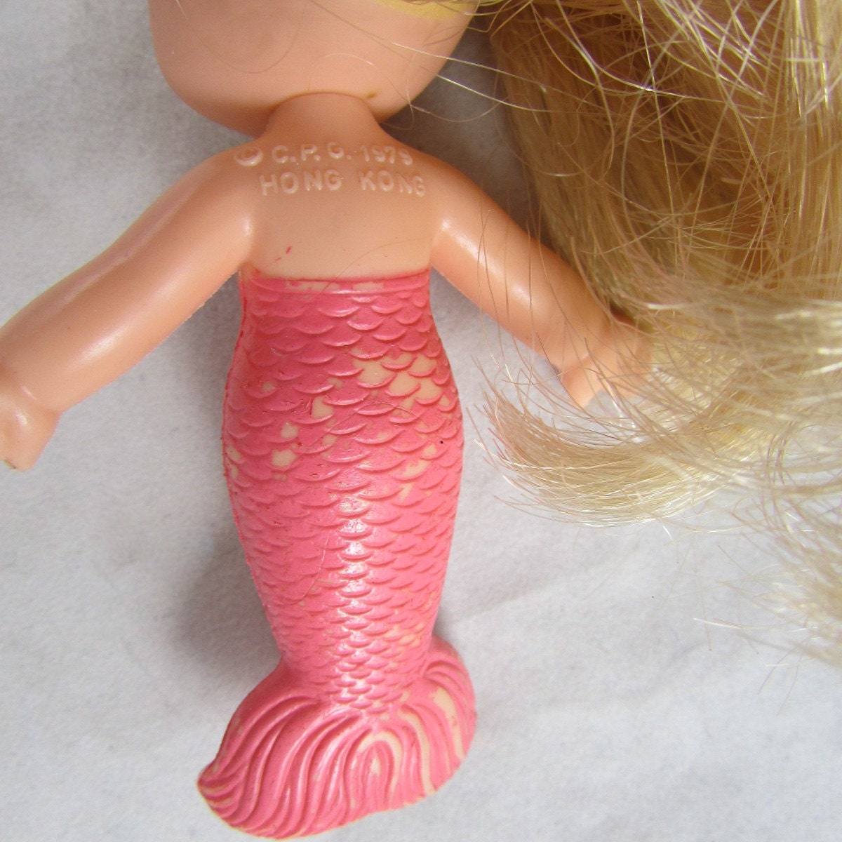 Vintage 1979 Sandy Sea Wees Mermaid Doll Kenner Bath Toy