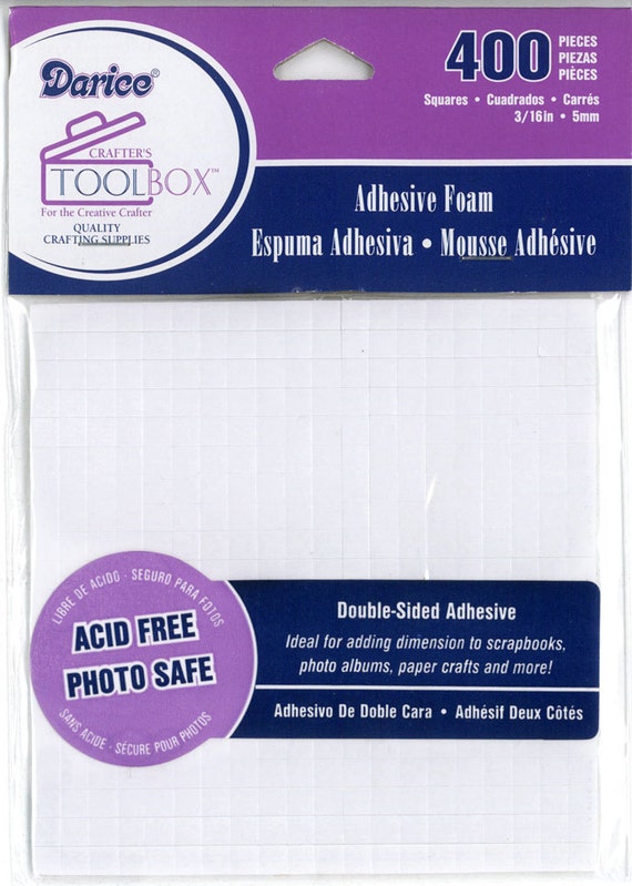 Adhesive Foam Squares Circles or Strips 2 by OakCreekPrintworks