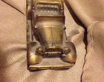 Banthrico car coin bank marked with Omaha State Bank