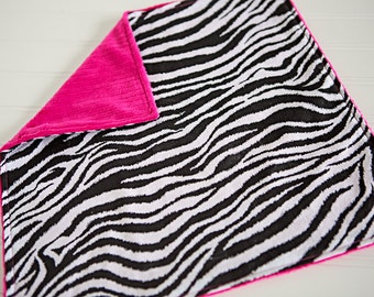 zebra lovey blanket